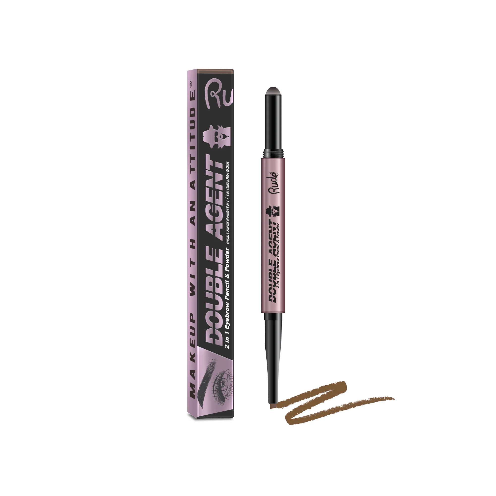 Double Agent 2 in 1 Eyebrow Pencil and Powder - Image 10