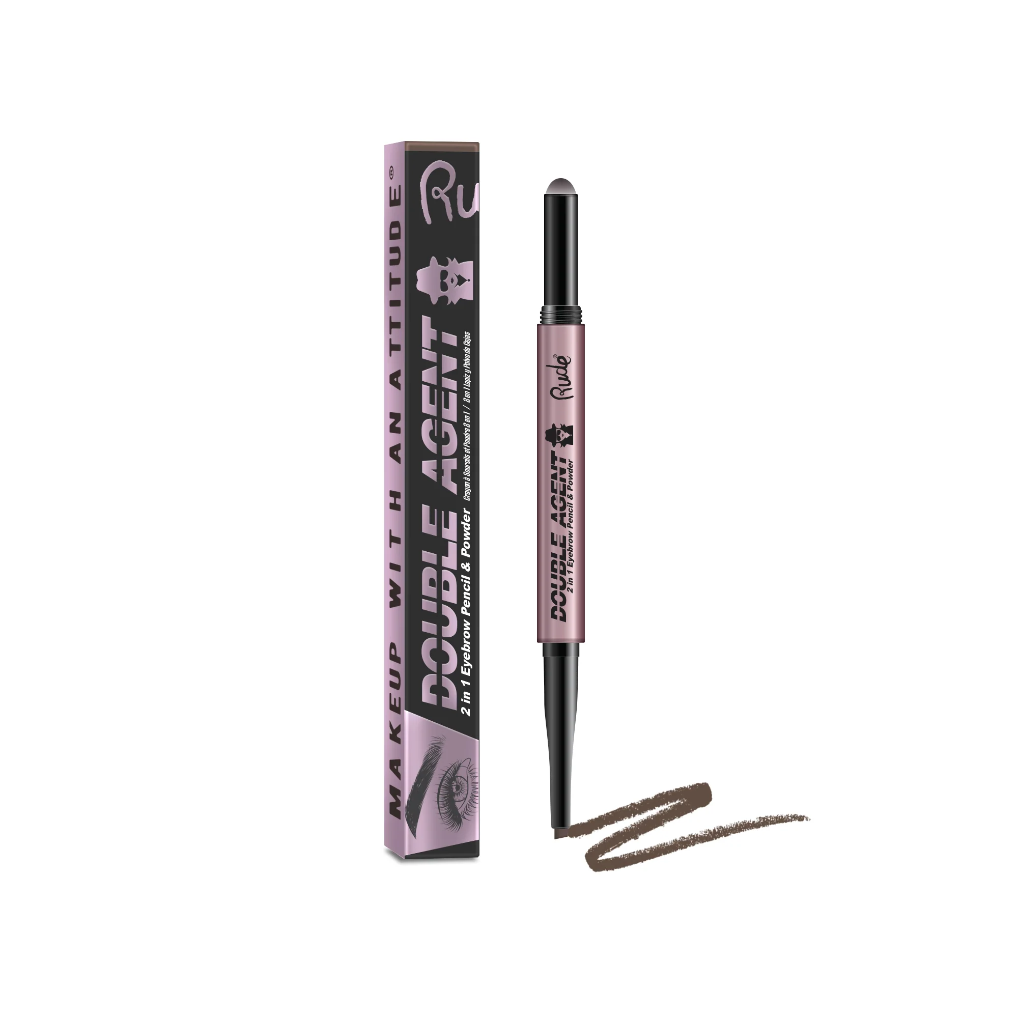Double Agent 2 in 1 Eyebrow Pencil and Powder - Image 6
