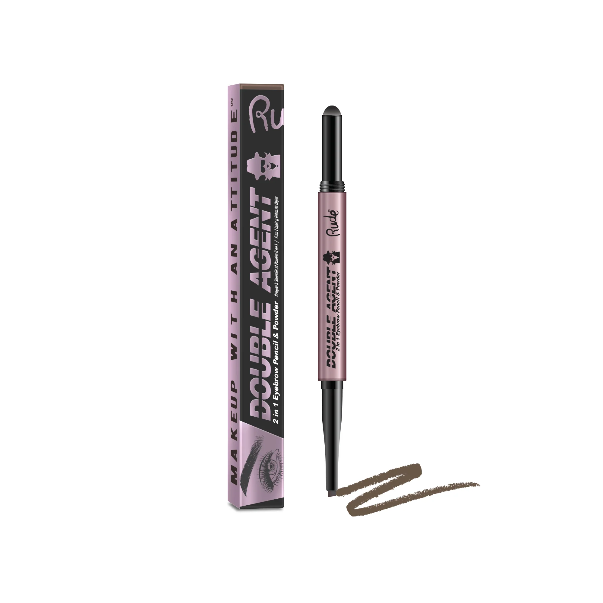 Double Agent 2 in 1 Eyebrow Pencil and Powder - Image 8