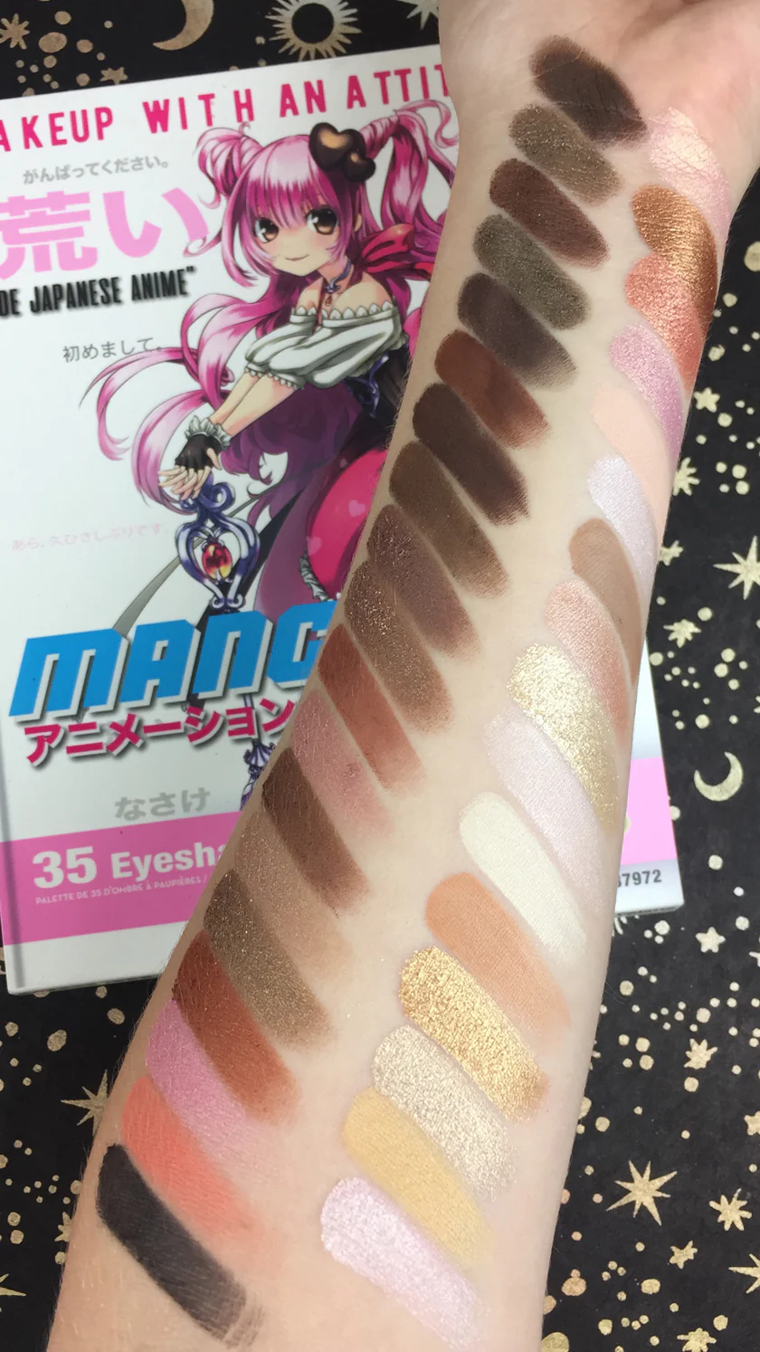 Manga Anime Makeup 35 Eyeshadow Palette Book 2 - Image 4