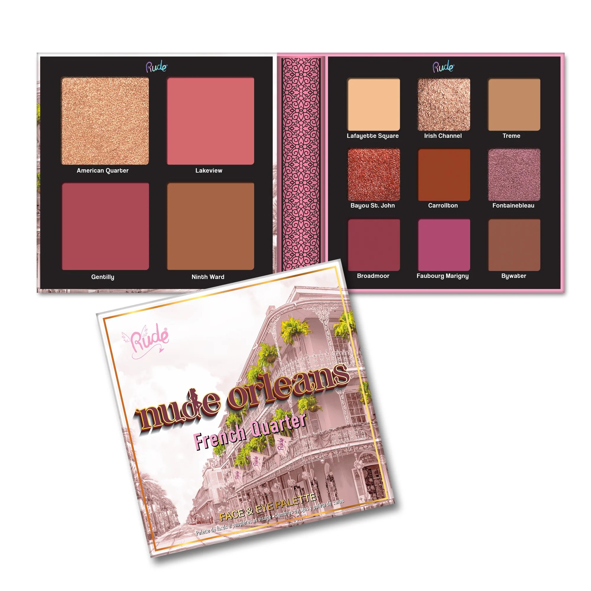 Nude Orleans Face and Eye Palette - Image 3