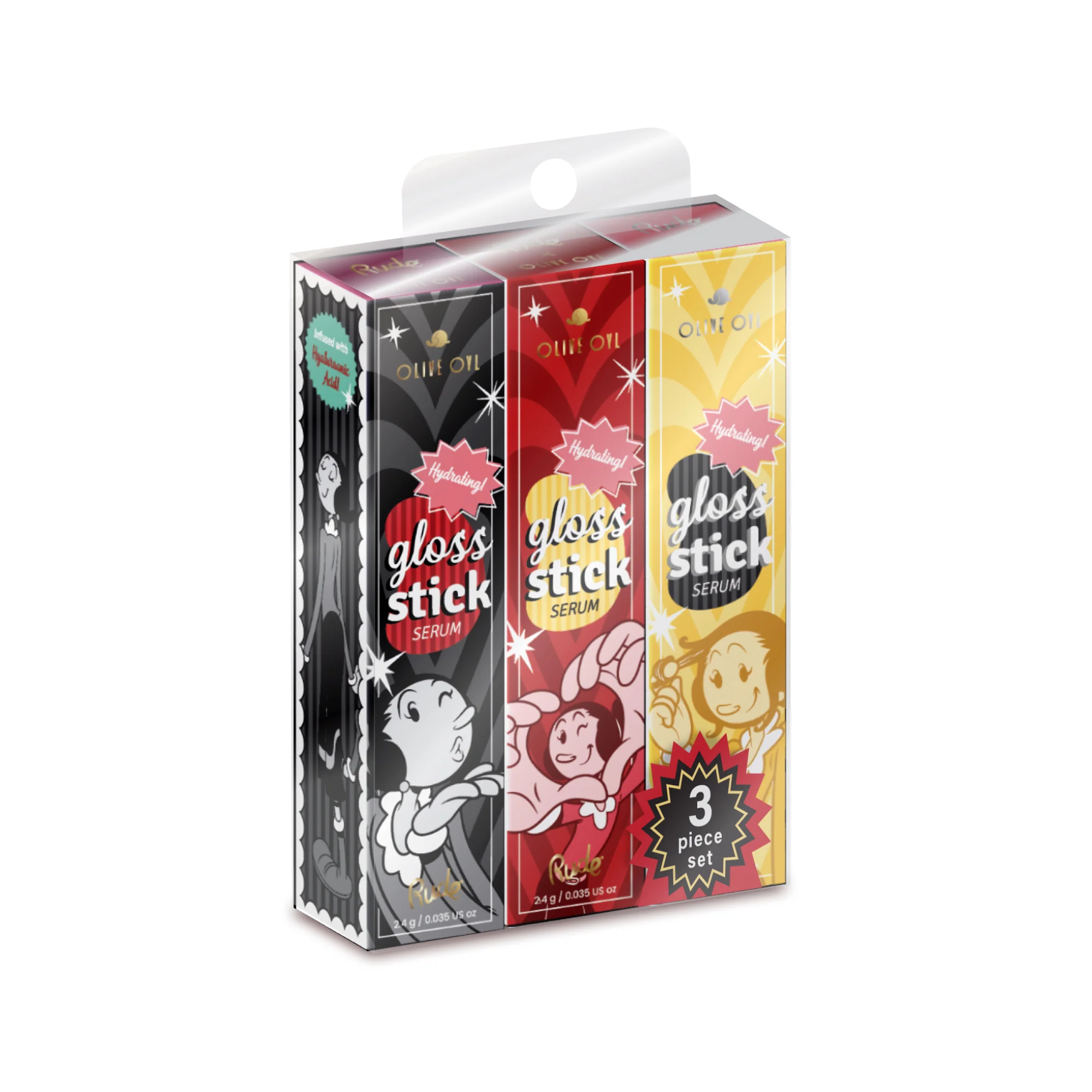 Olive Oyl Gloss Stick Serum - 3 Piece Set - Image 7