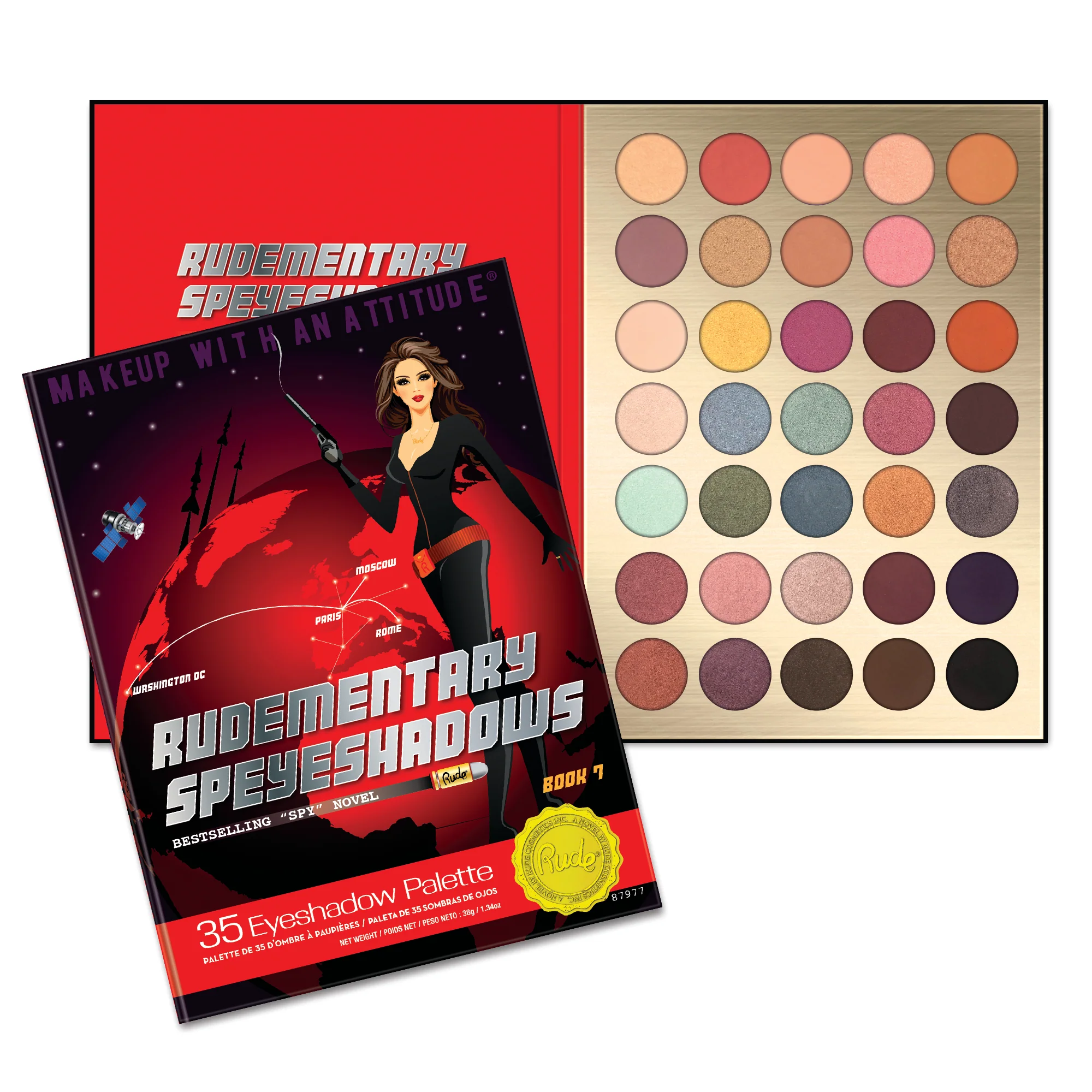 Rudementary Speyeshadows 35 Eyeshadow Palette - Book 7 - Image 5