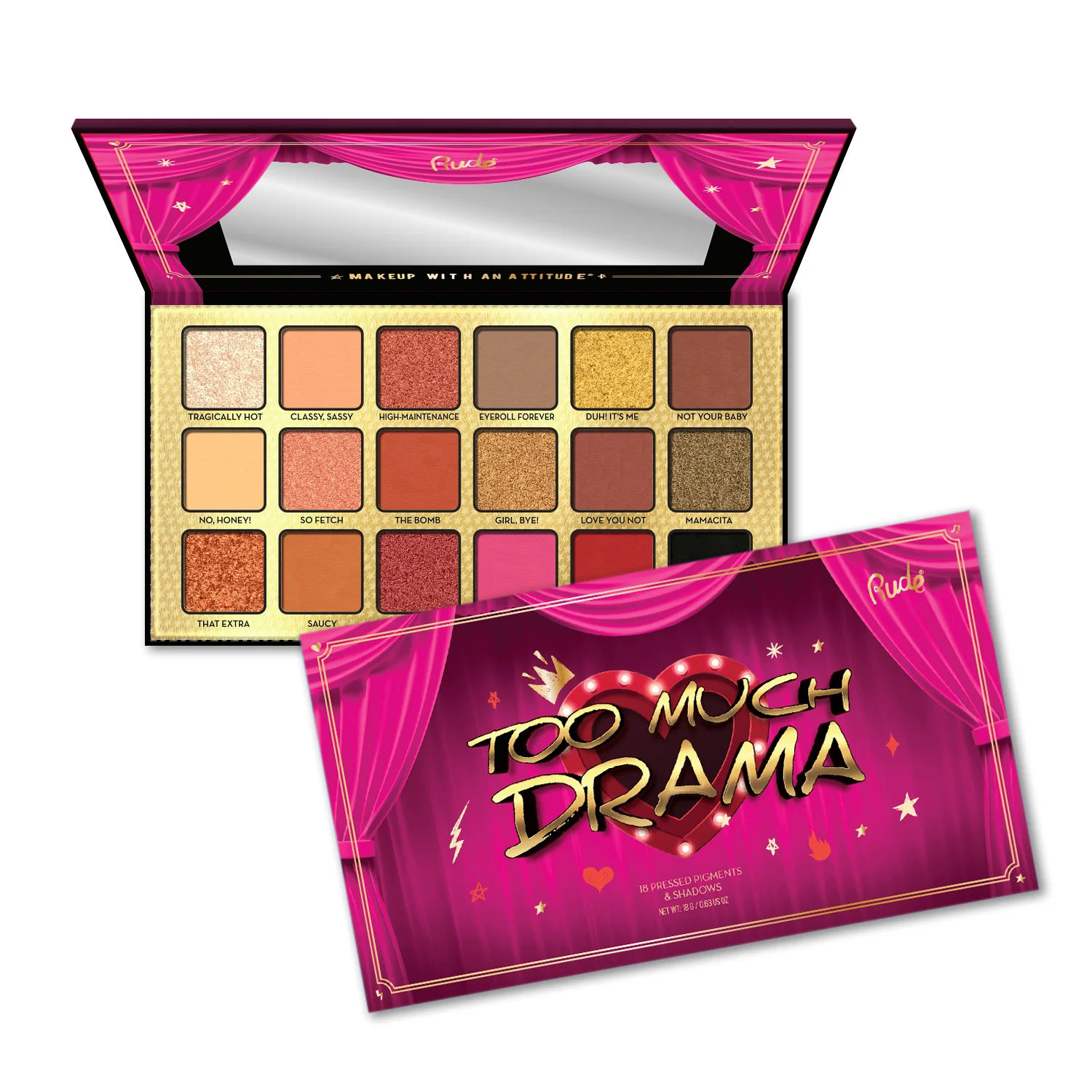 Too Much Drama - 18 Eyeshadow Palette - Image 5